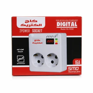 محافظ برق دو خانه آنالوگ کاج الکتریک سیم بلند