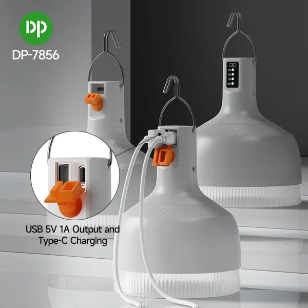 چراغ آویز چادر دی پی مدل DP-7856 با توان 38 وات - تصویر 7