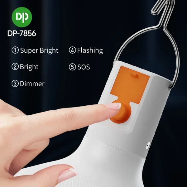 چراغ آویز چادر دی پی مدل DP-7856 با توان 38 وات - تصویر 3