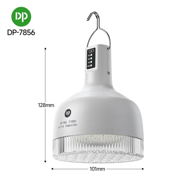چراغ آویز چادر دی پی مدل DP-7856 با توان 38 وات - تصویر 2