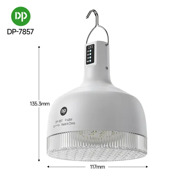 چراغ آویز چادر دی پی مدل DP-7857 با توان 48 وات - تصویر 2